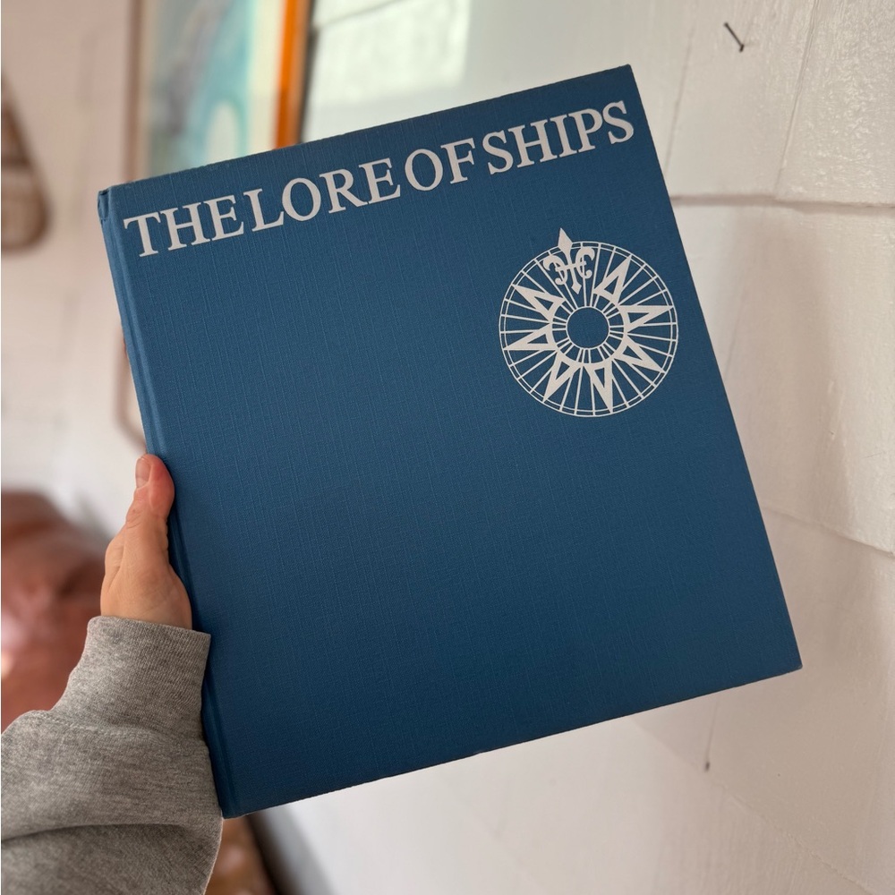 The Lore of Ships Blue coffee table Book